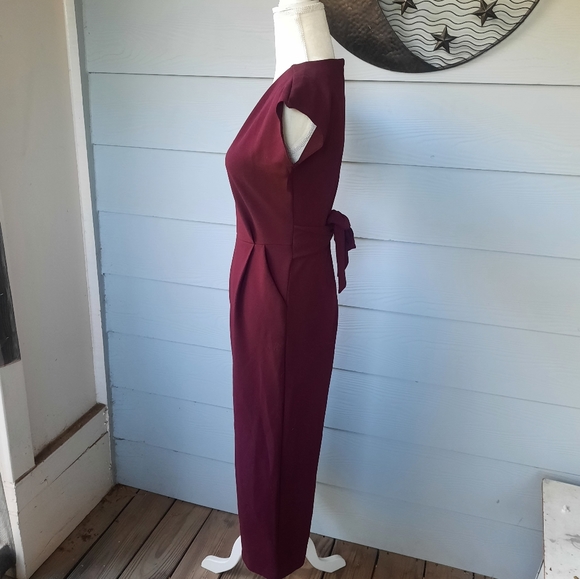 Anthropologie Sedona Jumpsuit in wine - Picture 4 of 6
